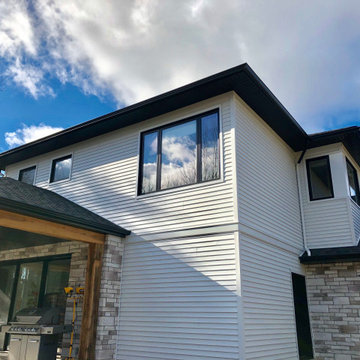 TruCedar Steel Siding: White Solid
