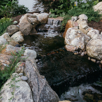 Norfolk - Pool Patio, Water Feature, Fire Pit, Seating Wall