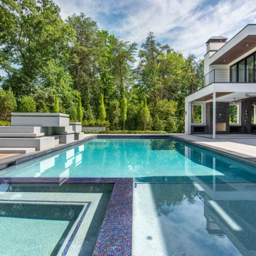 Modern Hillside Oasis