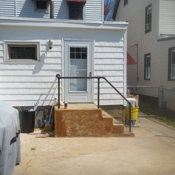 Enclosed porch removal and siding replacement