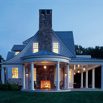 Waterfront Shingle Style Home