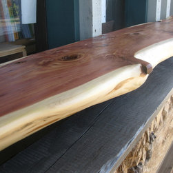 Rustic Hardwood Live Edge mantle - Building Materials
