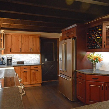 Adirondack Cabin Kitchen Remodel in Bolton Landing, New York