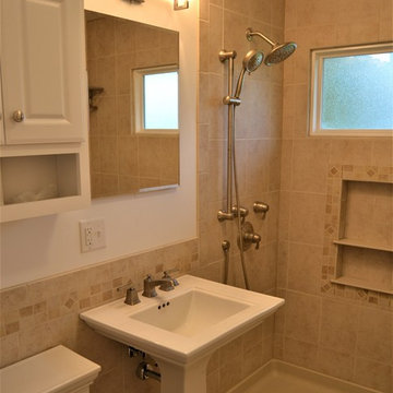 Coordinating Tile Bathroom