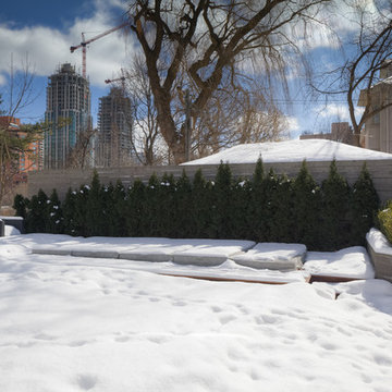 Snow-Covered Swim Spa