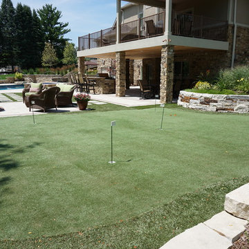 Glen Oaks Backyard Pool Party