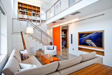 Inspiration for a living room remodel in Orange County