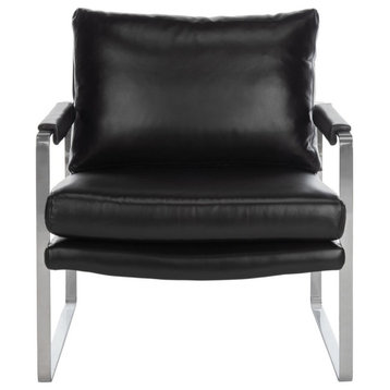 Safavieh Esposito Metal Accent Chair Black/Silver