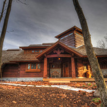 Log home in Huntsville