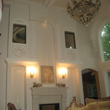 Great Room: Traditional Tuscan Home Design
