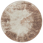 Dalyn Rugs - Winslow WL1 Chocolate 8' x 8' Round Rug - Winslow collection has cutting edge casual patterns and colorways. State of the art prismatic color processing technology allows for thousands of color combinations and shading. Crafted in the USA using foreign & domestic materials and US labor. These area rugs are UV stabilized, fade resistant and stain resistant for long lasting color and durability. Extremely heavy, dense pile with soft feel and cushion with incorporated non-skid rubber backing. This rug collection is perfect for all family members and pet owners. Vacuum your rug regularly or shake out. Use straight suction vacuum only, spot clean with clear water.