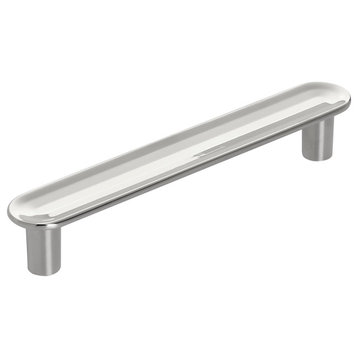 Amerock Concentric Bar Cabinet Pull, Polished Nickel, 3-3/4" Center-to-Center