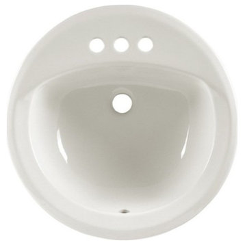 American Standard 0491.019 Rondalyn 19-1/8" Drop In Porcelain - White