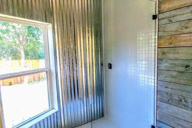Example of a mountain style bathroom design in Dallas
