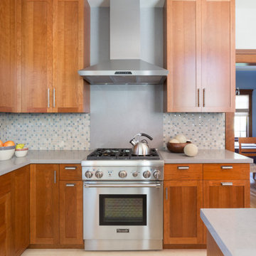 Sunnyside Kitchen with Cherry Wood Cabinetry