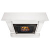 Silverton Electric Fireplace in White