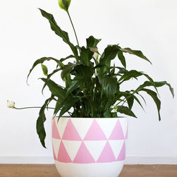 Pop & Scott Pink Triangle Pot | Pop & Scott - Indoor Pots And Planters