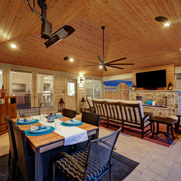 Expanded outdoor living in Spring TX
