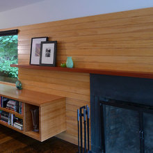 builtin around fireplace