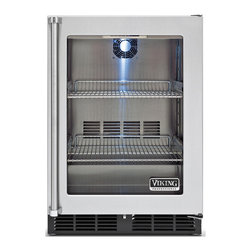 Viking 24" Undercounter Refrigerator, Stainless Steel Right Hinge | VRCI1240GRSS - Freezers