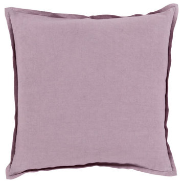 Orianna by Surya Pillow Cover, Lilac, 18' x 18'