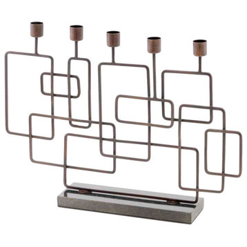 Squares and Rectangles Candleholder