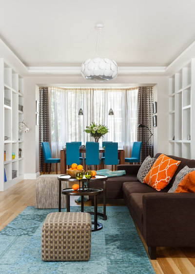 Фьюжн Гостиная by Make Interiors