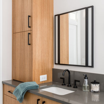 Master Bathroom with Teak Shower Floor