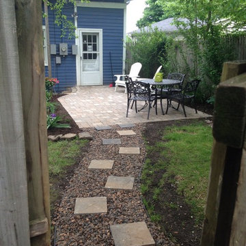 Stepping Stones and Patio