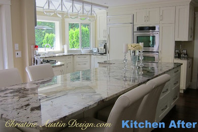 Example of a trendy kitchen design in Vancouver
