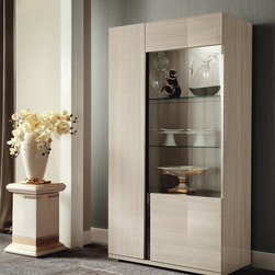 Italian 2-Door Curio Teodota by ALF Group - China Cabinets And Hutches