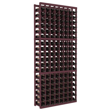 8 Column Standard Wine Cellar Kit, Pine, Burgundy Stain