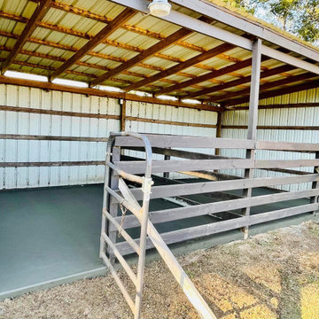 Concrete Padding | Custom Stall Installation