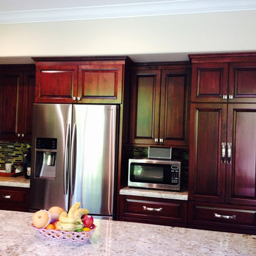 Dark traditional kitchen Fairfield California