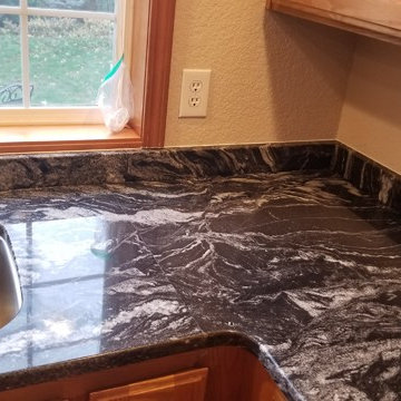 "Silver Waves" Granite Countertops