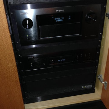 Crestron Smart Home Deployment with Custom Media Cabinet