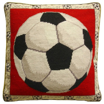 Soccer Ball Gross Point Pillow