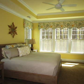 Custom window treatment.