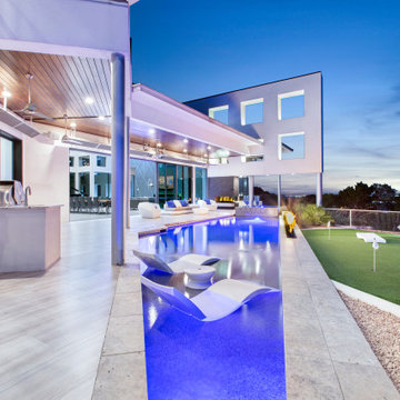 Modern Masterpiece with Putting Green in San Antonio, Tx