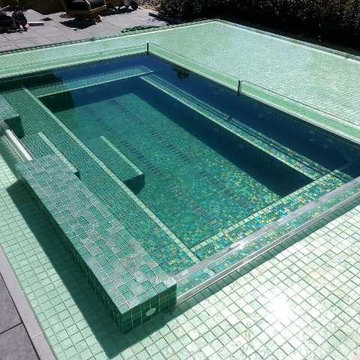 All Tile Pool Green Mix-Citron, Celadon, and Sage