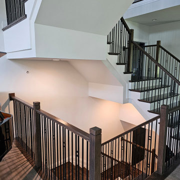 Project #109 | U-Shaped Stairs in Countryside Retreat