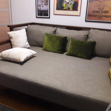 Sofa re-upholstery, slip covers, head boards, curtains, roman shades etc.