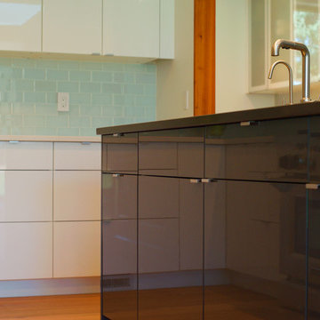 Modern IKEA Kitchen in Colorado Craftsman Home
