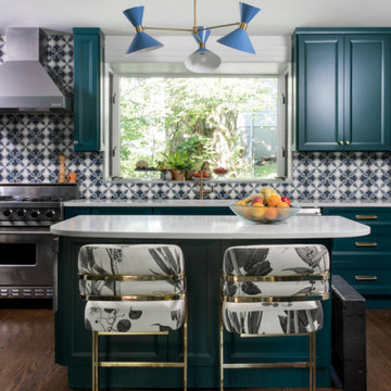 Eclectic Color Rich Home in Millburn NJ