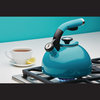 Circulon 'Morning Bird' Capri Turquoise Enameled Stainless Steel 2-quart Tea Ket