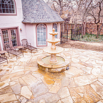 Flagstone patio