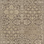 Momeni - Momeni Cosette Hand Tufted Traditional Area Rug Brown 7'6" X 9'6" - The intricate ornamentation of this traditional area rug is rich with regal embellishment. Moroccan-inspired arabesques and medallions recall the repeating patterns of antique encaustic tiles, filling the floor with captivating designs that are beautiful to behold. Hand-tufted construction enhances the artisanal beauty of each floorcovering with an enduring quality woven from natural wool fibers.