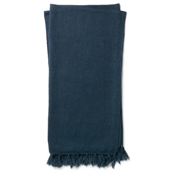 Ellen DeGeneres Crafted by Loloi Brody Throw, Navy