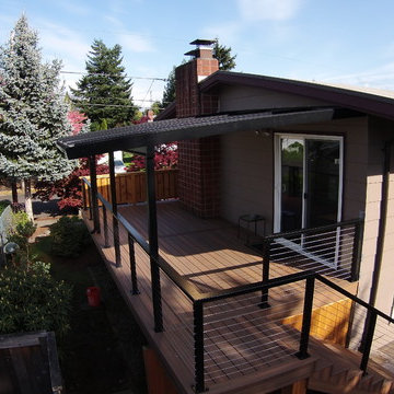portland deck patio cover harscapes patio
