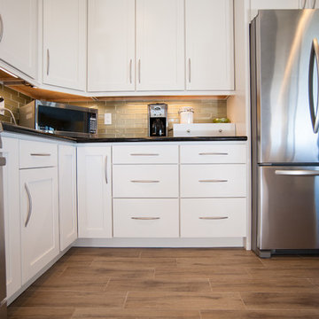 Encinitas Kitchen Remodel with White Cabinets